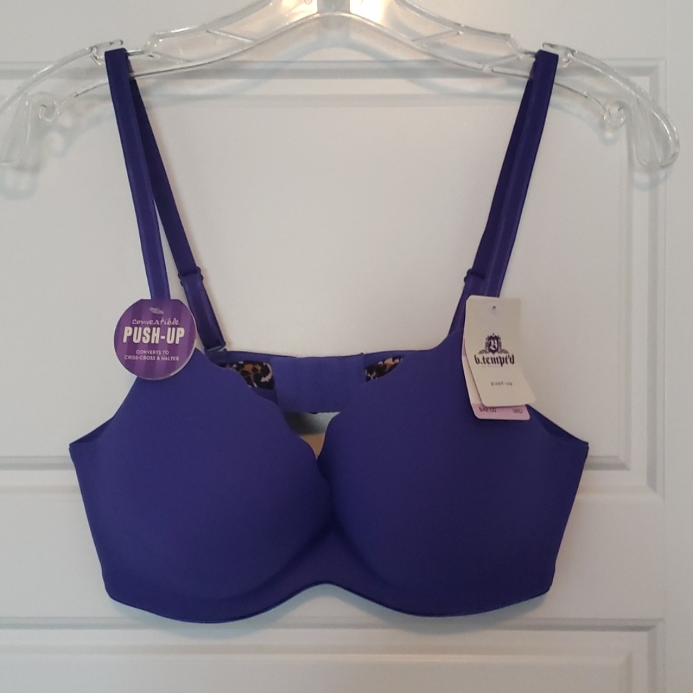 NWT wacol b.tempted convertible pushup bra
